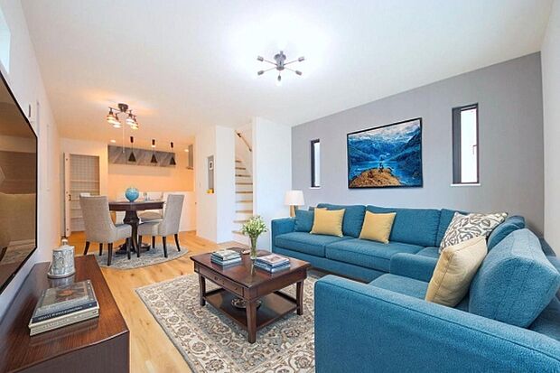 本画像はCGで作成しており、実際に現地に家具は置かれておりません。また、価格に家具は含まれておりません。