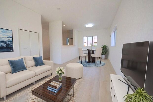 本画像はCGで作成しており、実際に現地に家具は置かれておりません。また、価格に家具は含まれておりません。