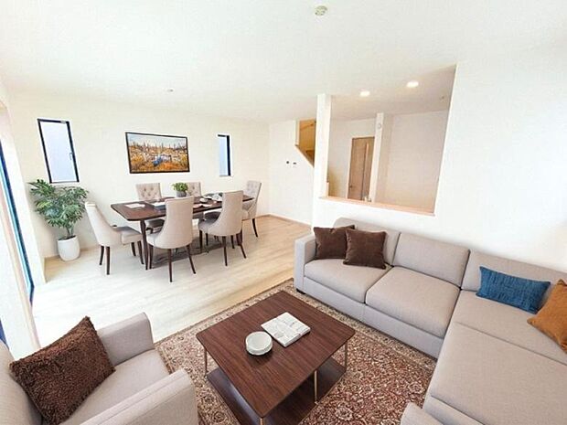 本画像はCGで作成しており、実際に現地に家具は置かれておりません。また、価格に家具は含まれておりません。