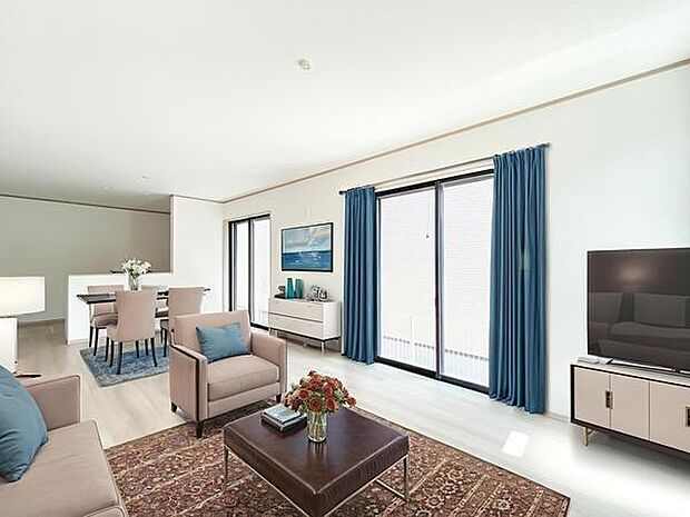 本画像はCGで作成しており、実際に現地に家具は置かれておりません。また、価格に家具は含まれておりません。