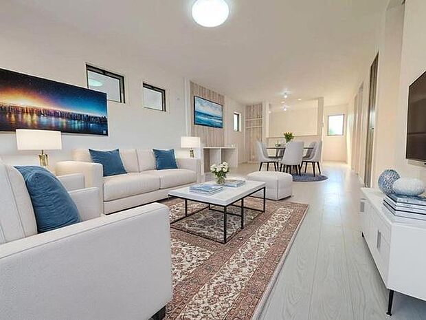 本画像はCGで作成しており、実際に現地に家具は置かれておりません。また、価格に家具は含まれておりません。