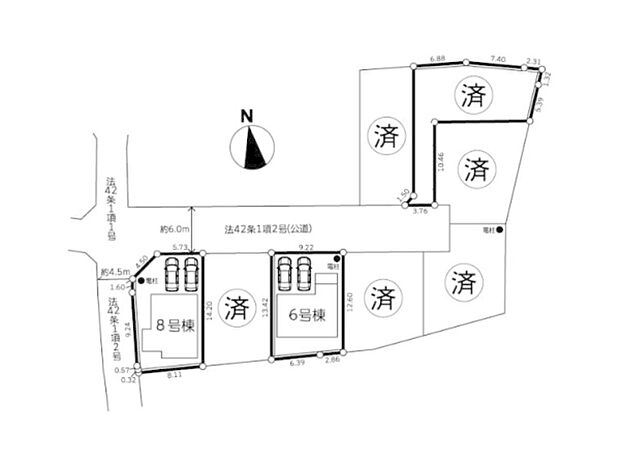 該当区画：8号棟