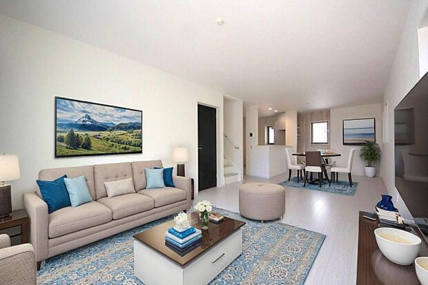 本画像はCGで作成しており、実際に現地に家具は置かれておりません。また、価格に家具は含まれておりません。