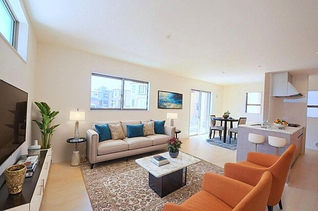 本画像はCGで作成しており、実際に現地に家具は置かれておりません。また、価格に家具は含まれておりません。