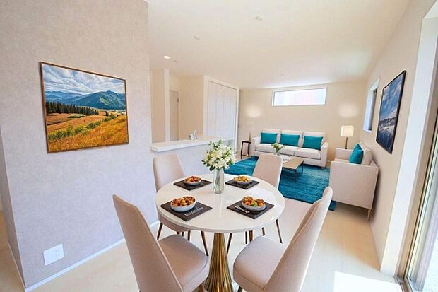 本画像はCGで作成しており、実際に現地に家具は置かれておりません。また、価格に家具は含まれておりません。