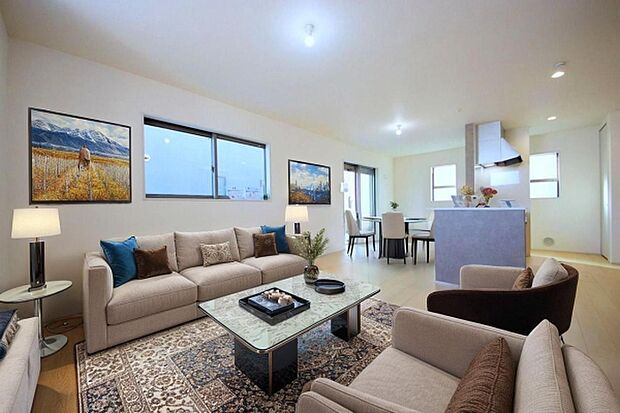 本画像はCGで作成しており、実際に現地に家具は置かれておりません。また、価格に家具は含まれておりません。