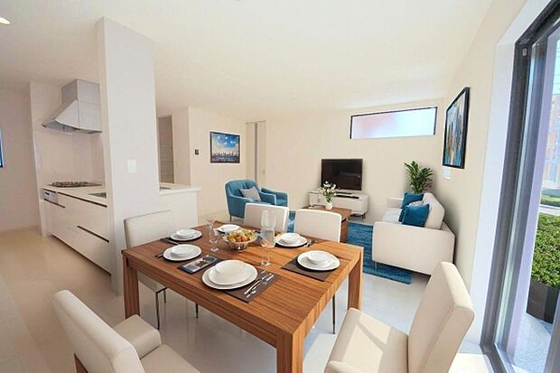 本画像はCGで作成しており、実際に現地に家具は置かれておりません。また、価格に家具は含まれておりません。