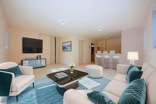 本画像はＣＧで作成しており、実際に現地に家具は置かれておりません。また、価格に家具は含まれておりません。