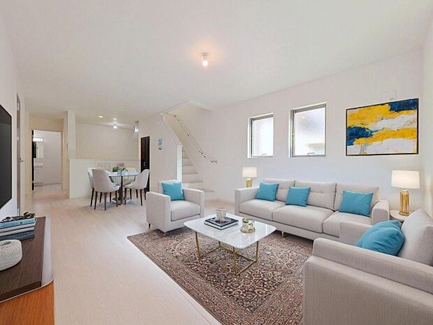 本画像はCGで作成しており、実際に現地に家具は置かれておりません。また、価格に家具は含まれておりません。