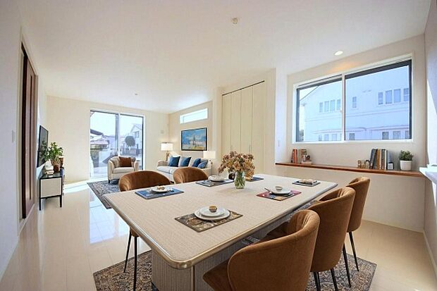 本画像はCGで作成しており、実際に現地に家具は置かれておりません。また、価格に家具は含まれておりません。