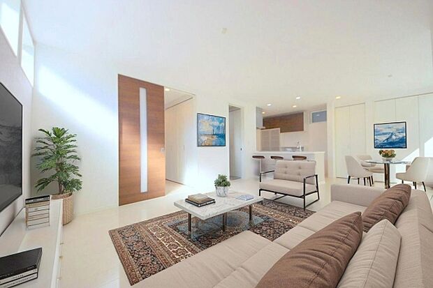 本画像はCGで作成しており、実際に現地に家具は置かれておりません。また、価格に家具は含まれておりません。