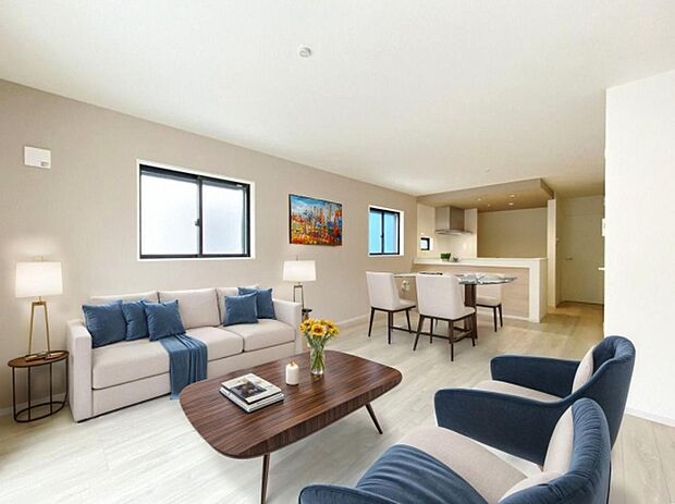 本画像はＣＧで作成しており、実際に現地に家具は置かれておりません。また、価格に家具は含まれておりません。