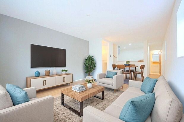 本画像はCGで作成しており、実際に現地に家具は置かれておりません。また、価格に家具は含まれておりません。