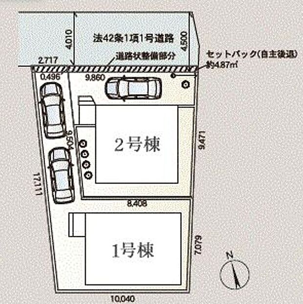 該当区画:1号棟