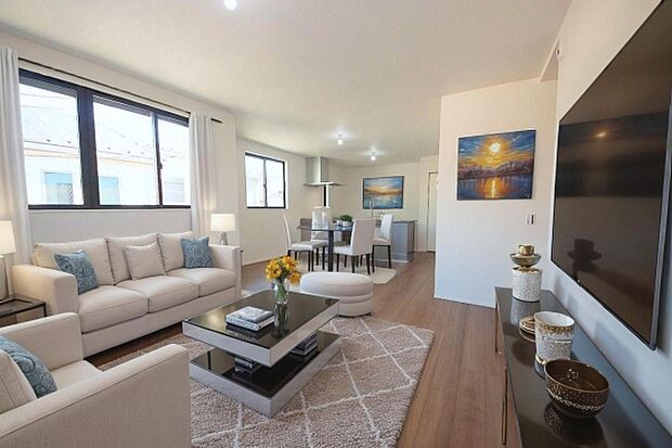 本画像はCGで作成しており、実際に現地に家具は置かれておりません。また、価格に家具は含まれておりません。