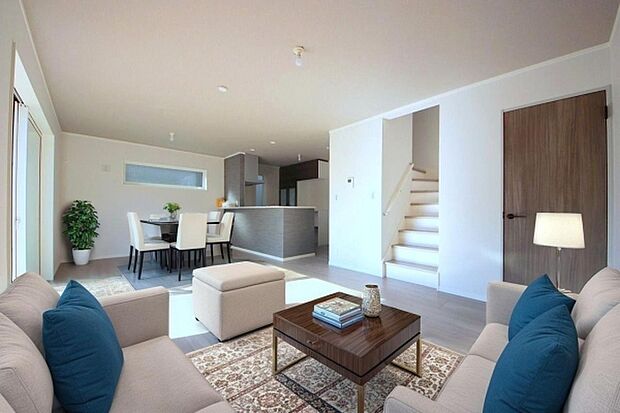 本画像はCGで作成しており、実際に現地に家具は置かれておりません。また、価格に家具は含まれておりません。