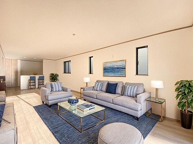 本画像はCGで作成しており、実際に現地に家具は置かれておりません。また、価格に家具は含まれておりません。