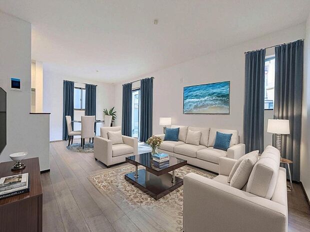 本画像はCGで作成しており、実際に現地に家具は置かれておりません。また、価格に家具は含まれておりません。