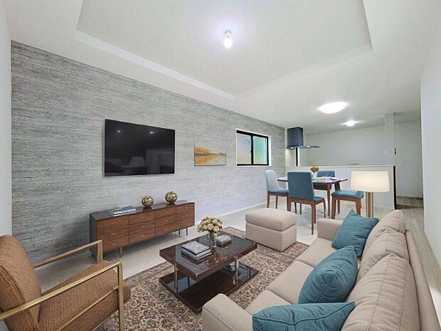 本画像はCGで作成しており、実際に現地に家具は置かれておりません。また、価格に家具は含まれておりません。