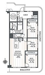 間取図画像 3LDK