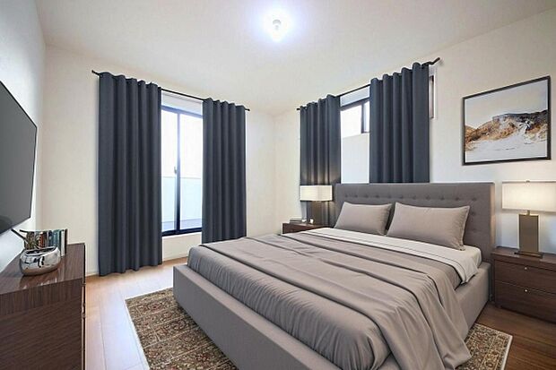 本画像はCGで作成しており、実際に現地に家具は置かれておりません。また、価格に家具は含まれておりません。