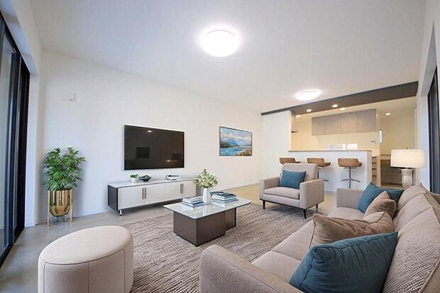 本画像はCGで作成しており、実際に現地に家具は置かれておりません。また、価格に家具は含まれておりません。