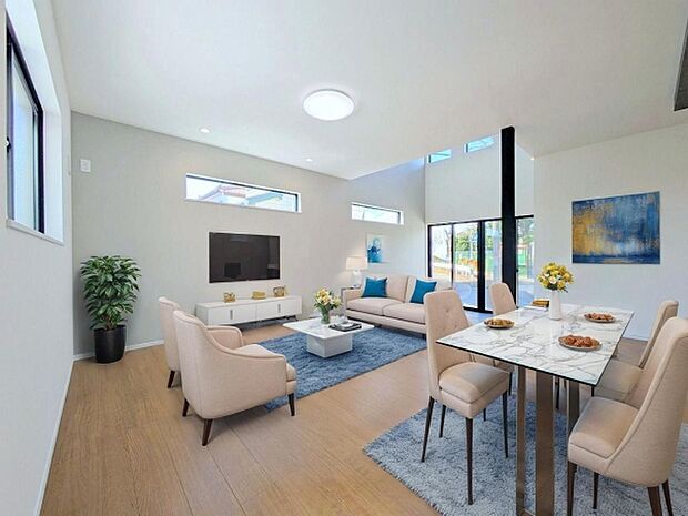 本画像はCGで作成しており、実際に現地に家具は置かれておりません。また、価格に家具は含まれておりません。