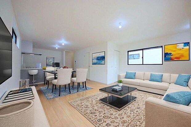 本画像はCGで作成しており、実際に現地に家具は置かれておりません。また、価格に家具は含まれておりません。