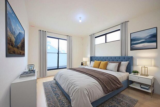 本画像はCGで作成しており、実際に現地に家具は置かれておりません。また、価格に家具は含まれておりません。