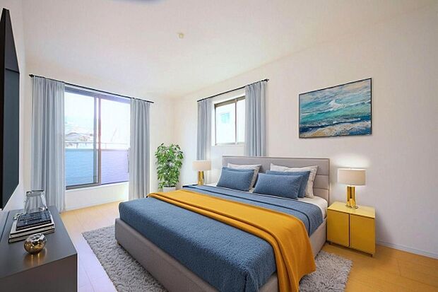 本画像はCGで作成しており、実際に現地に家具は置かれておりません。また、価格に家具は含まれておりません。