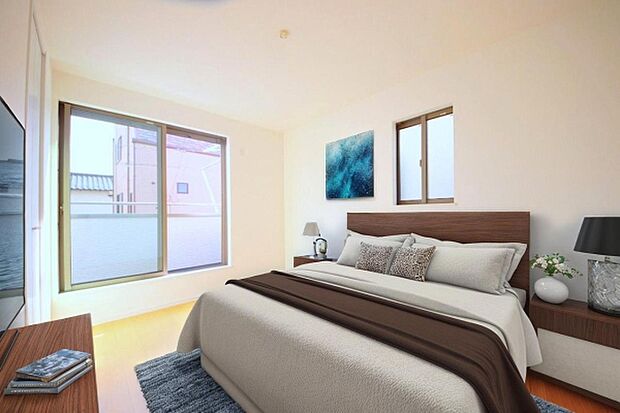 本画像はCGで作成しており、実際に現地に家具は置かれておりません。また、価格に家具は含まれておりません。