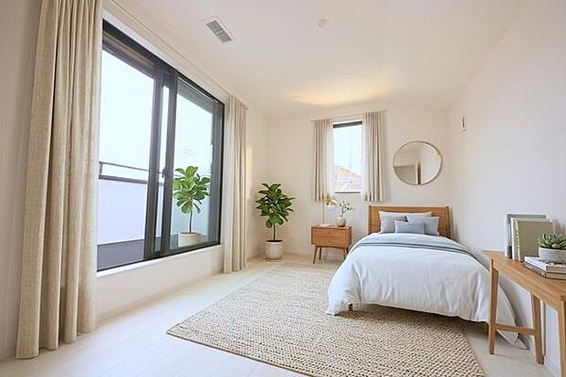本画像はCGで作成しており、実際に現地に家具は置かれておりません。また、価格に家具は含まれておりません。