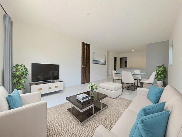 本画像はCGで作成しており、実際に現地に家具は置かれておりません。また、価格に家具は含まれておりません。