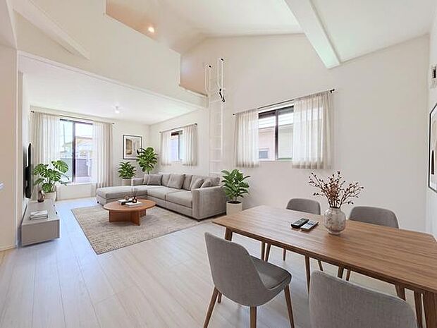 本画像はCGで作成しており、実際に現地に家具は置かれておりません。また、価格に家具は含まれておりません。