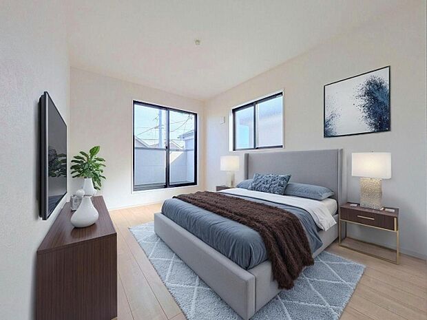 本画像はCGで作成しており、実際に現地に家具は置かれておりません。また、価格に家具は含まれておりません。