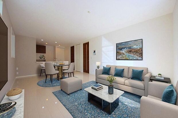 本画像はＣＧで作成しており、実際に現地に家具は置かれておりません。また、価格に家具は含まれておりません。