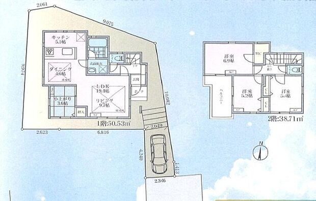 リビング横には3.6帖の押入付小上がりをご用意。リビング学習やテレワークなど用途に合わせてご活用いただけます。