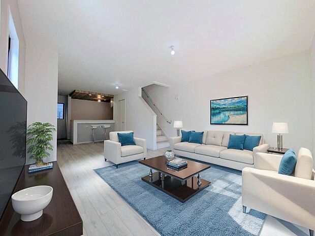 本画像はCGで作成しており、実際に現地に家具は置かれておりません。また、価格に家具は含まれておりません。