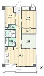 ライオンズマンション座間 3LDKの間取図画像