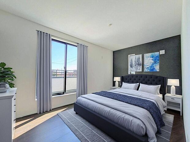 本画像はCGで作成しており、実際に現地に家具は置かれておりません。また、価格に家具は含まれておりません。