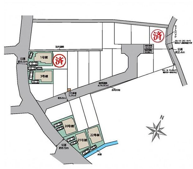 該当区画:1号棟