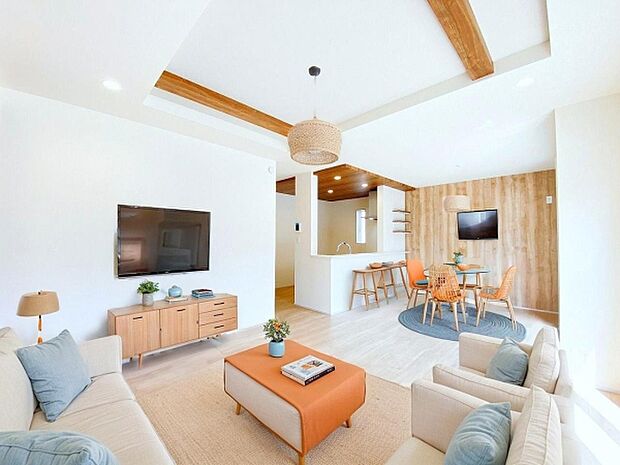 本画像はCGで作成しており、実際に現地に家具は置かれておりません。また、価格に家具は含まれておりません。