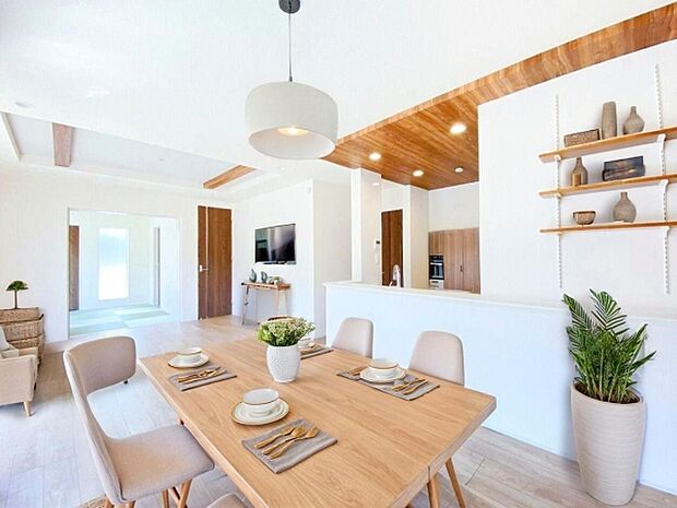 本画像はCGで作成しており、実際に現地に家具は置かれておりません。また、価格に家具は含まれておりません。