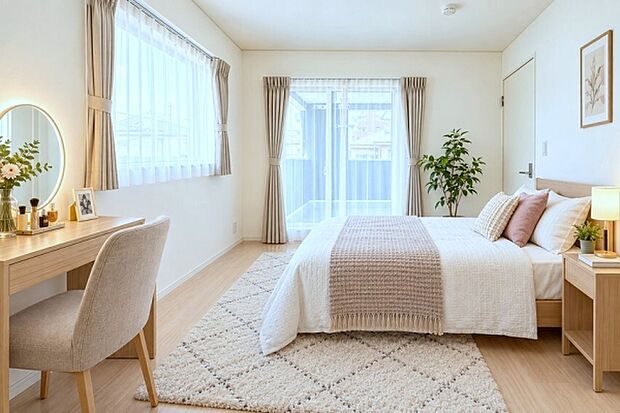本画像はCGで作成しており、実際に現地に家具は置かれておりません。また、価格に家具は含まれておりません。