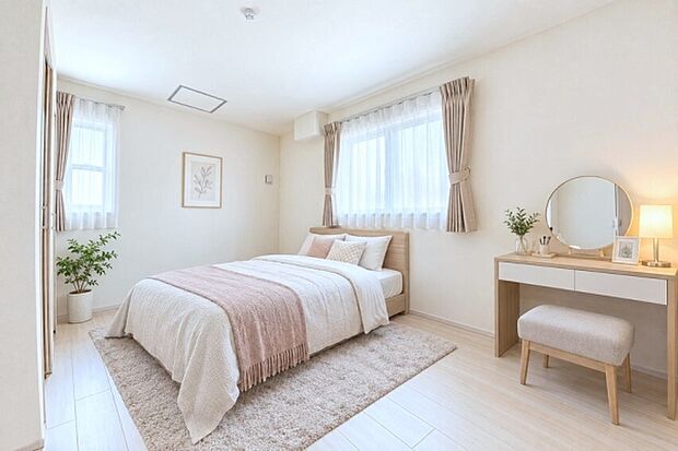 本画像はCGで作成しており、実際に現地に家具は置かれておりません。また、価格に家具は含まれておりません。