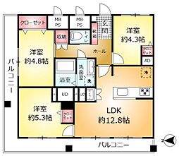 間取図画像 2SLDK