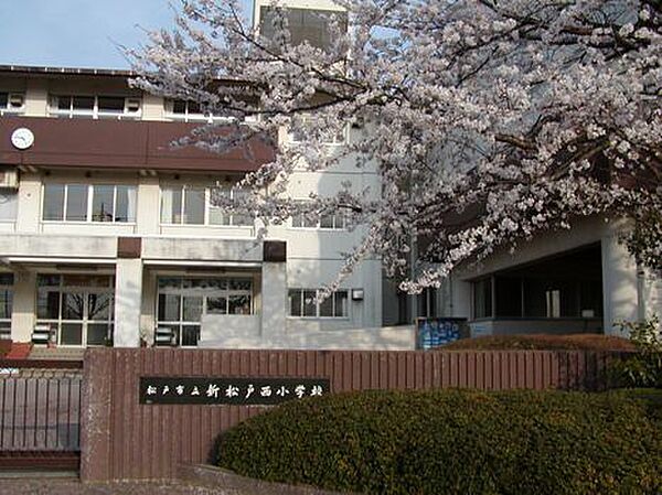 松戸市立新松戸西小学校まで1100m