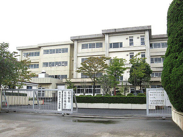 流山市立南流山中学校まで1990m