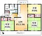 間取り：全居室6帖以上！ゆったり仕様の3LDK