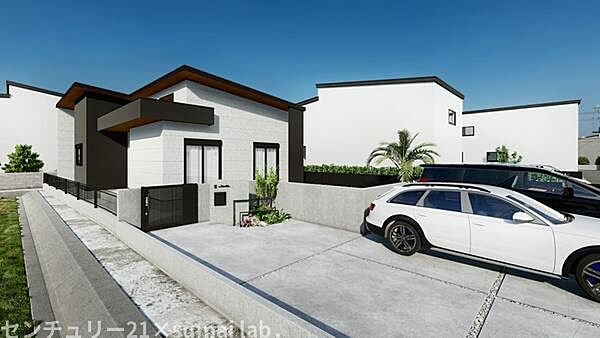 プラン例（内観パース）【平屋建て】4LDK、土地建物セット価格：5、980万円、建物面積：約105.91ｍ2